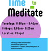 Time to Meditate - Friday sessions