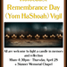 Holocaust Remembrance Day (Yom HaShoah) Vigil