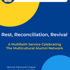 Rest, Reconciliation, and Revival: a Multifaith Service Celebrating MCAN