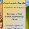 #Transformation Tuesday Bible Study