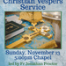 Orthodox Christian Vespers Service
