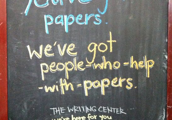 We've got people who help with papers