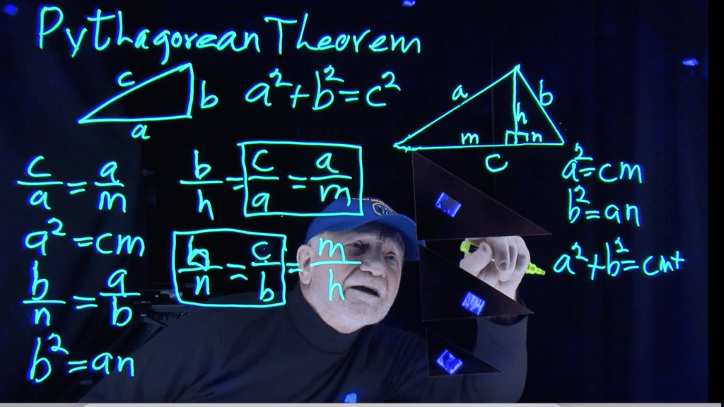 Russ reviews the Pythagorean Theorem