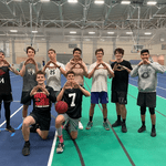 Group shot of the 3x3 basketball term league.