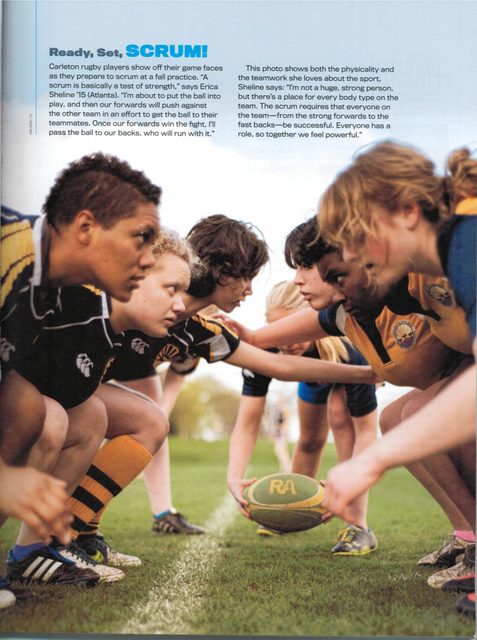 Rugby in the Carleton College Voice Newsletter