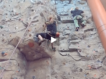 Climbing video
