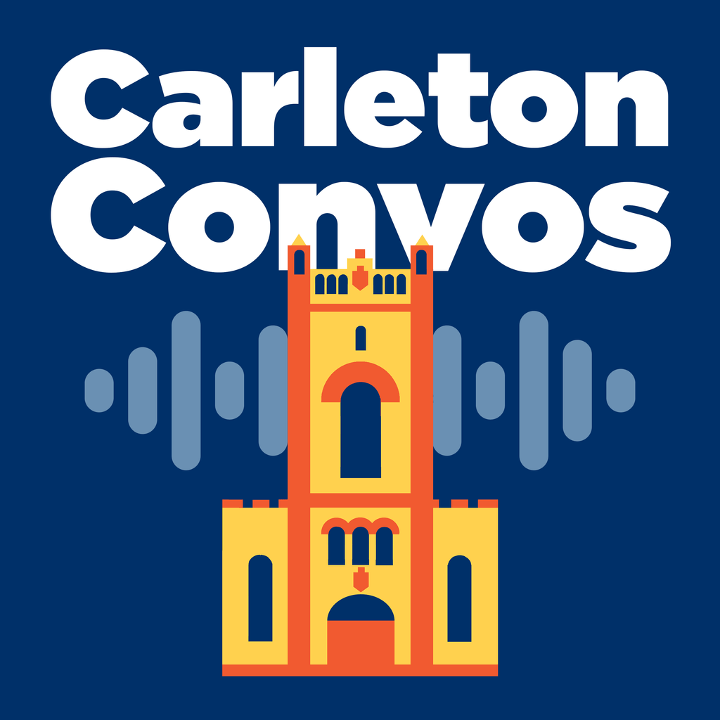 Carleton Convos logo, which has a graphic of Skinner Chapel.