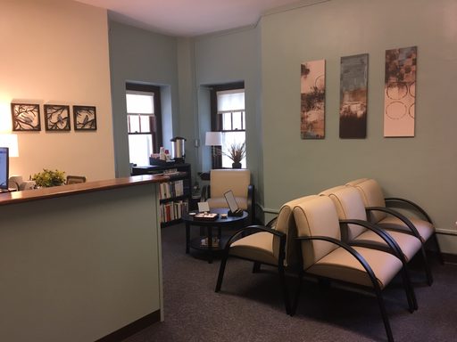 Student Health and Counseling Reception Area