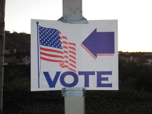 photo of sign that says