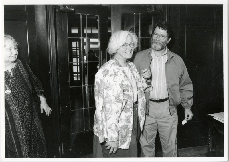 People at a reception.