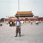 Mark posing in Tianonmen Square