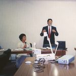 Mark giving a presentation.