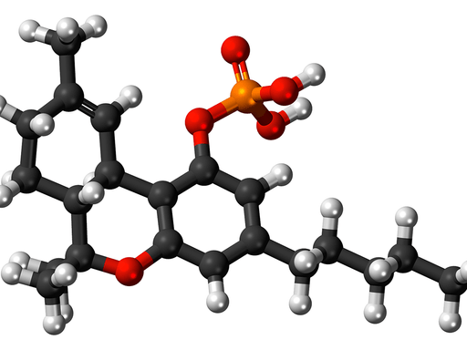 Tetrahydrocannabinol (THC) molecule
