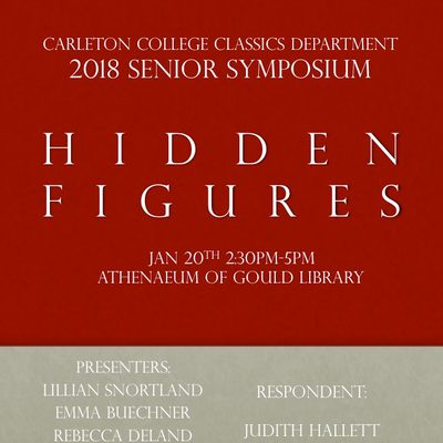 2018 Comps Symposium: Hidden Figures