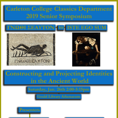 poster for the 2019 cassics senior symposium