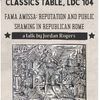 Special Classics Table Talk by Jordan Rogers