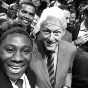 Anesu went to a global conference at UChicago to discuss global issues- and met Bill Clinton!
