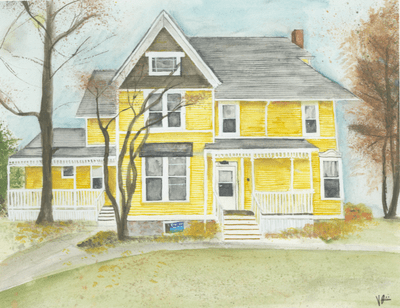 Wellstone House Water Color