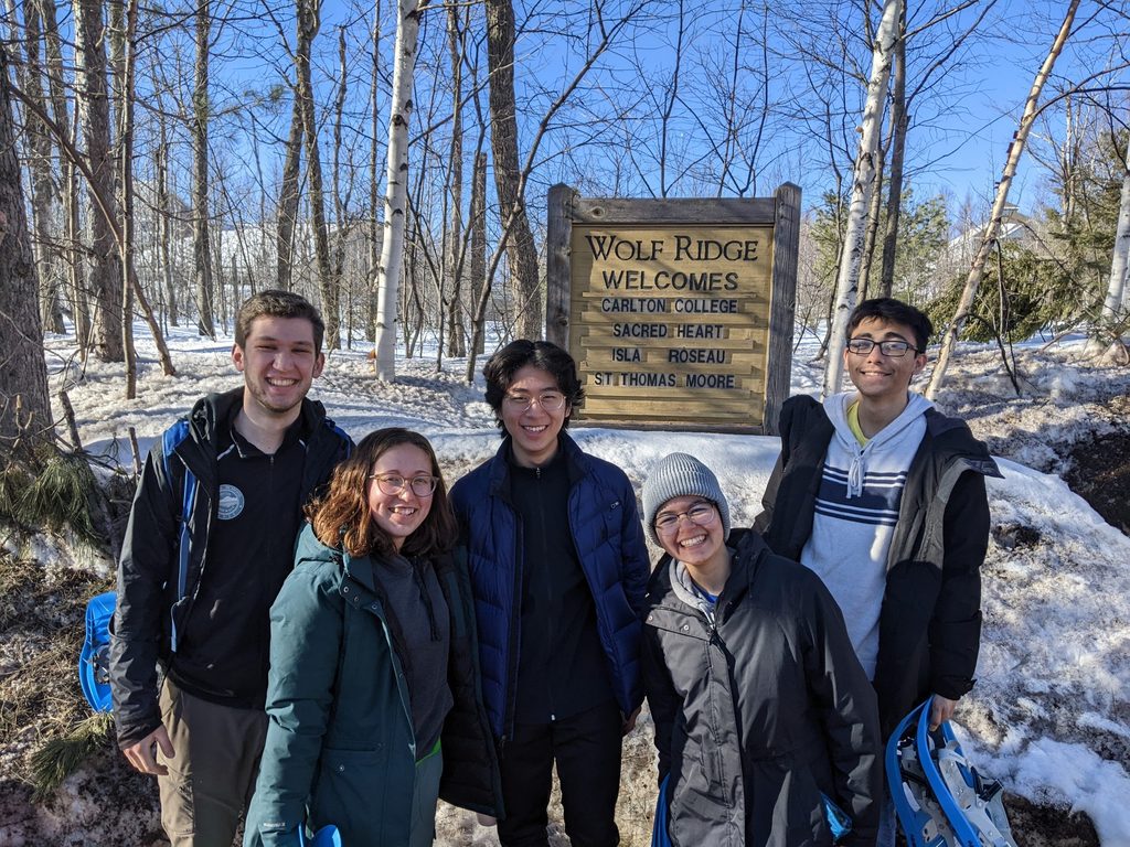 Attendees on Wolf Ridge AlternativeSpring Break Trip 2023