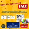 New Student Week Pop Up Sale