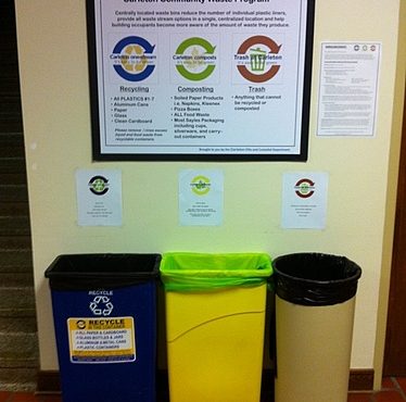 Carleton's New Waste Bins