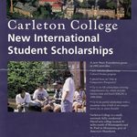 Carleton College international student recruitment poster