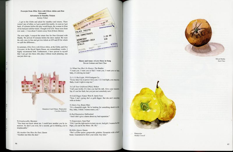 "Carleton College English Theatre & Literature in London: A Commonplace Book 2014"