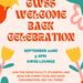 GWSS Welcome Back Celebration