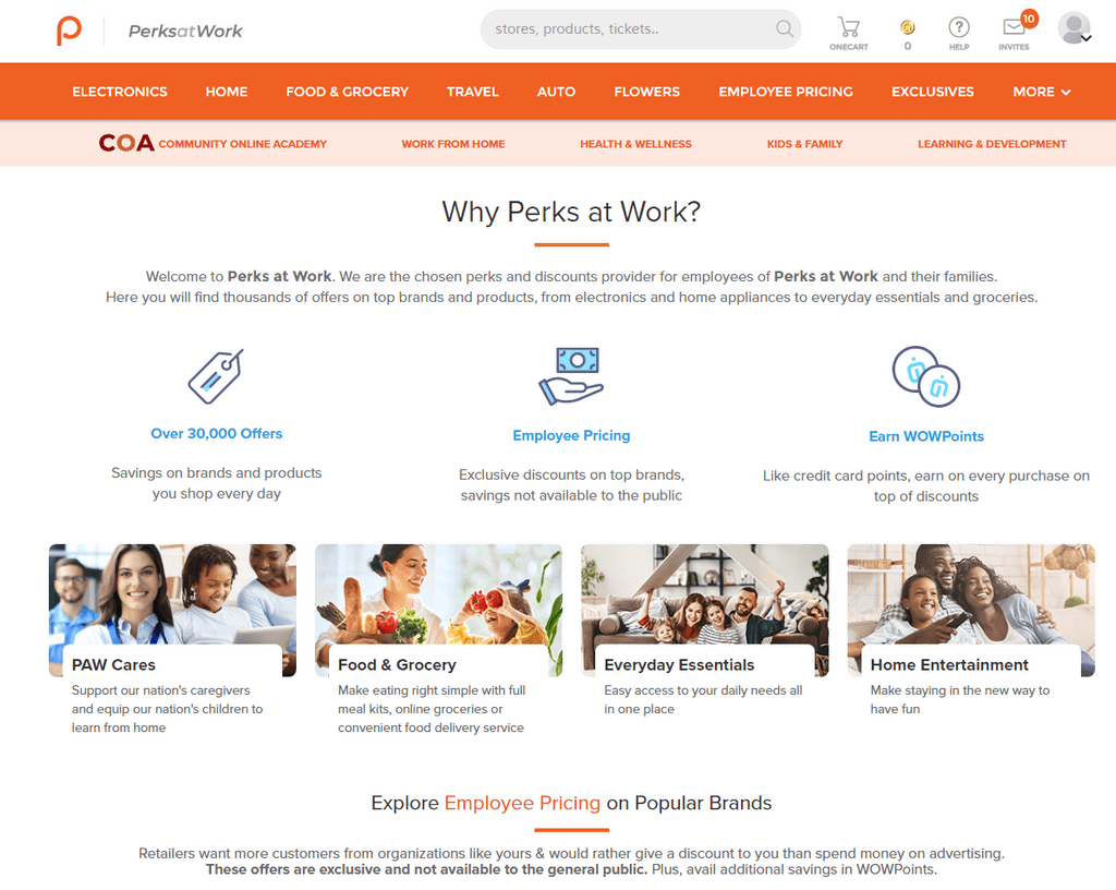 Perks At Work Overview