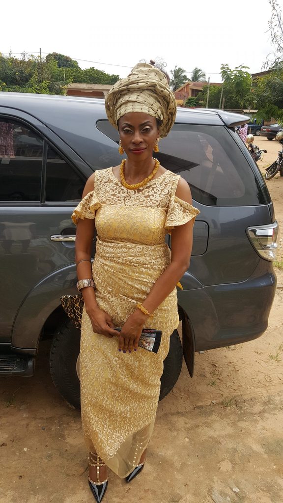 woman in fancy clothes
