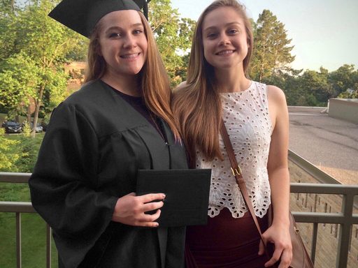 a graduate and another woman