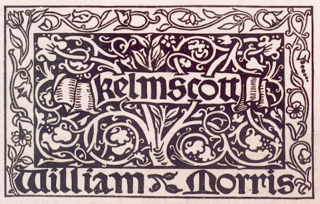 An emblem designed for Morris' Kelmscott press.