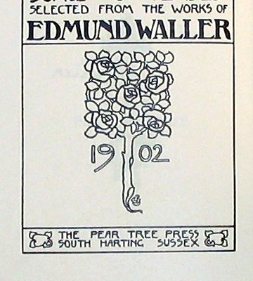 Songs and Verses by Edmund Waller