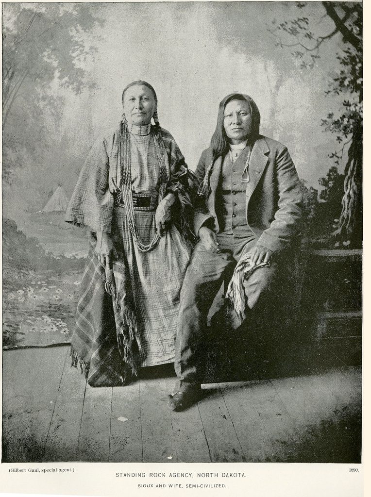 Standing Rock Agency, Indian couple