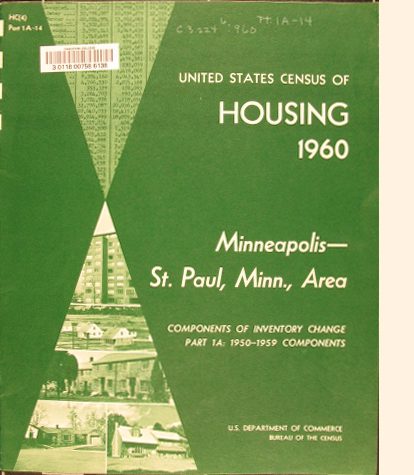 US Census of Housing, 1960, Minneapolis/St Paul