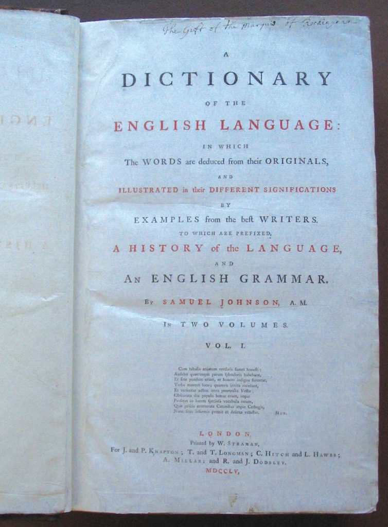 Johnson's Dictionary