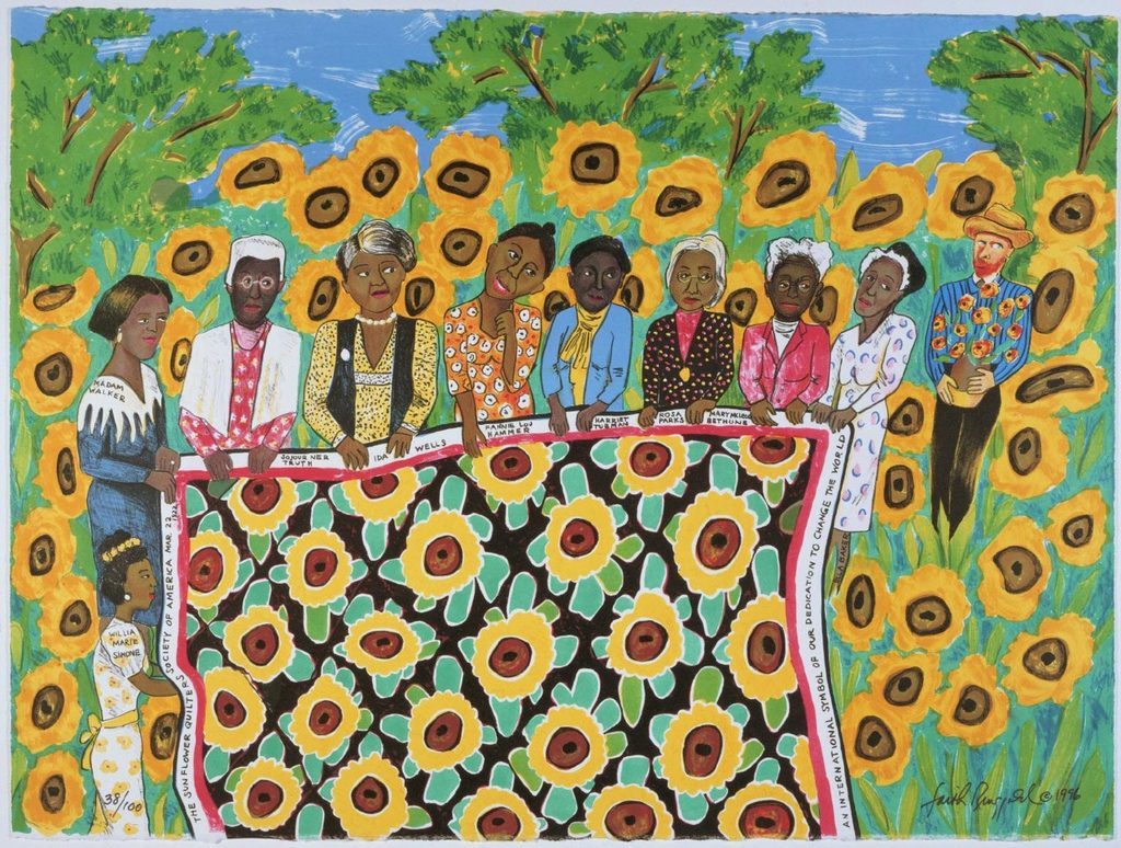 Faith Ringgold, The Sunflower Quilting Bee at Arles