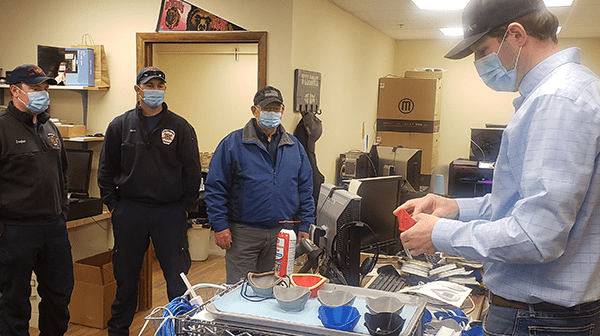 Lance Neirby ’02 presents 3D printed masks