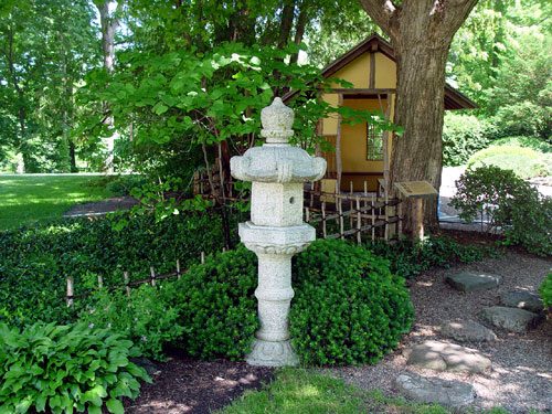 Carleton College’s Japanese garden, named Jo Ryo En or “The Garen of Quiet Listening."