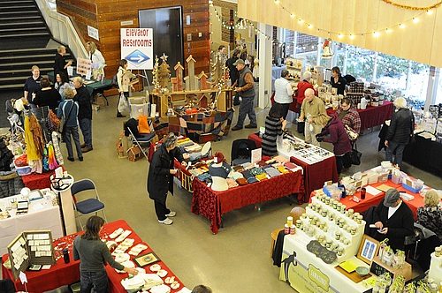 2014 Holiday Craft & Bake Sale in the Weitz Center for Creativity Commons.