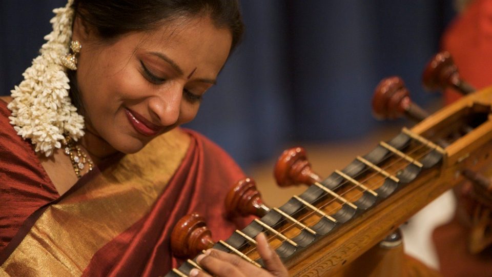 South Indian veena virtuoso Nirmala Rjasekar