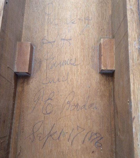 Scoville - original builders signatures