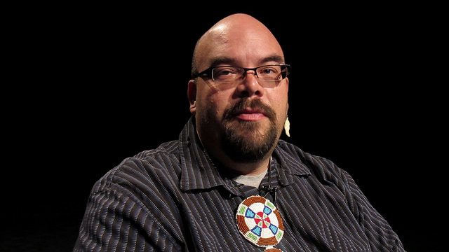Portrait of Native American pastor and cultural facilitator Jim Bear Jacobs.