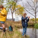 geology class water sampling