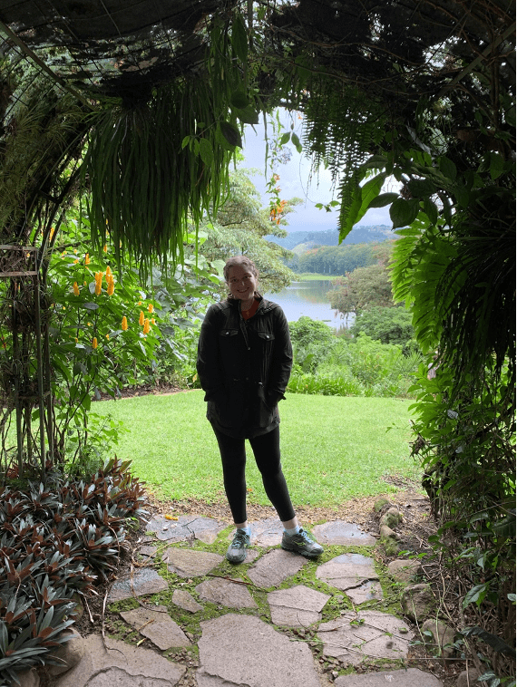 Sachs during her study abroad in Costa Rica.