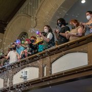 bubble brigade in skinner chapel