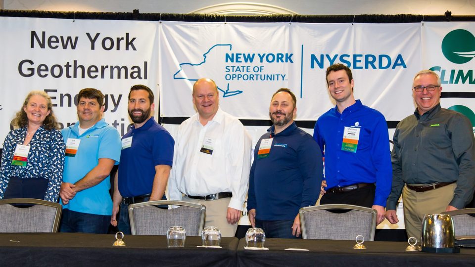 Photo of winners, runner-ups, organizers and sponsors of NY-GEO GeoStar Top Job competition