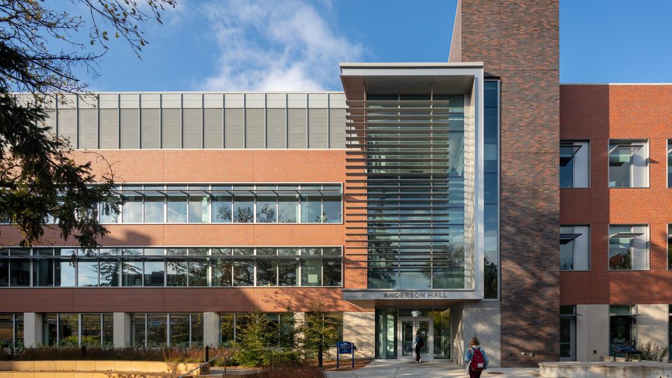 Exterior photo of Anderson Hall