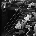 Guests attending a performance in the Arena Theater 1971-72