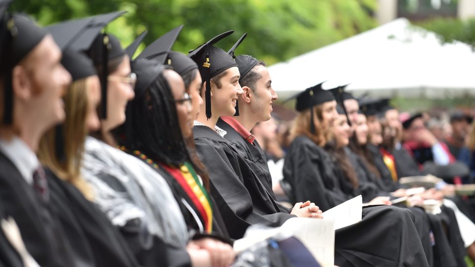 Class of 2022 at commencement